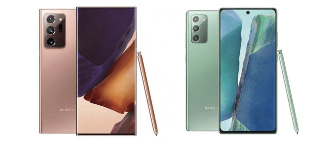 Samsung Galaxy Note20 y Note20 Ultra