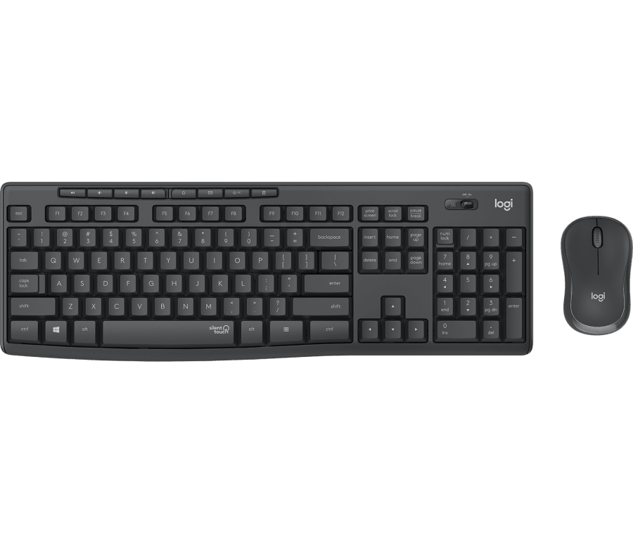 mouse y teclado con tecnología SilentTouch