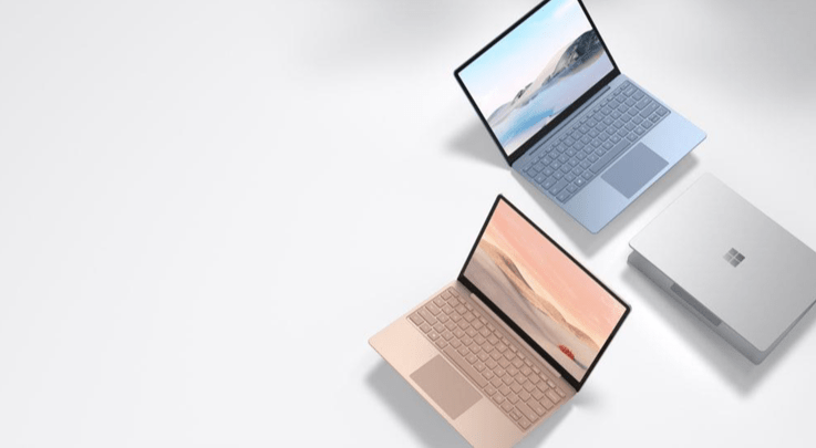 Surface Pro X y  Surface Laptop Go Microsoft