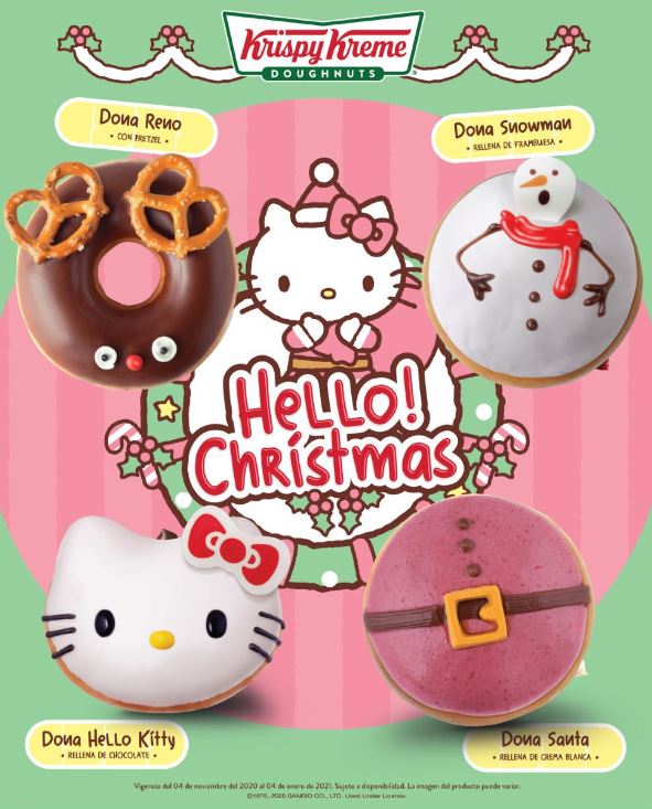 Krispy Kreme y Hello Kitty donas