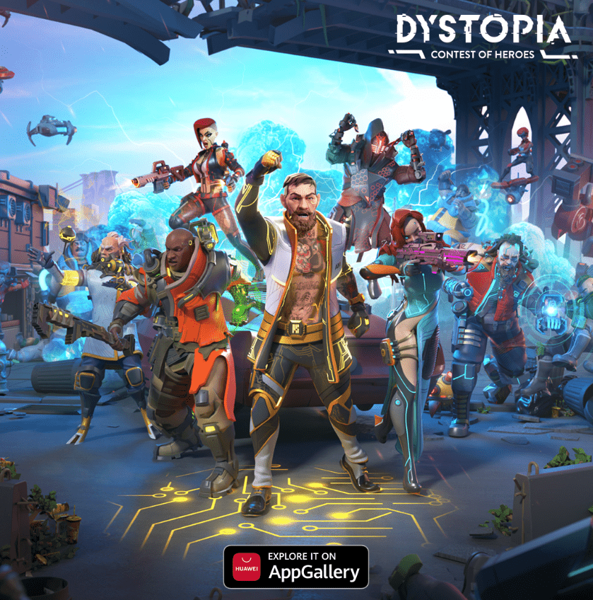 Dystopia: Torneo de héroes está disponible en AppGallery