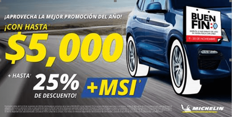 Buen Fin 2020: Estrena Llantas Con Michelin Y BFGoodrich, Aprovecha Las ...