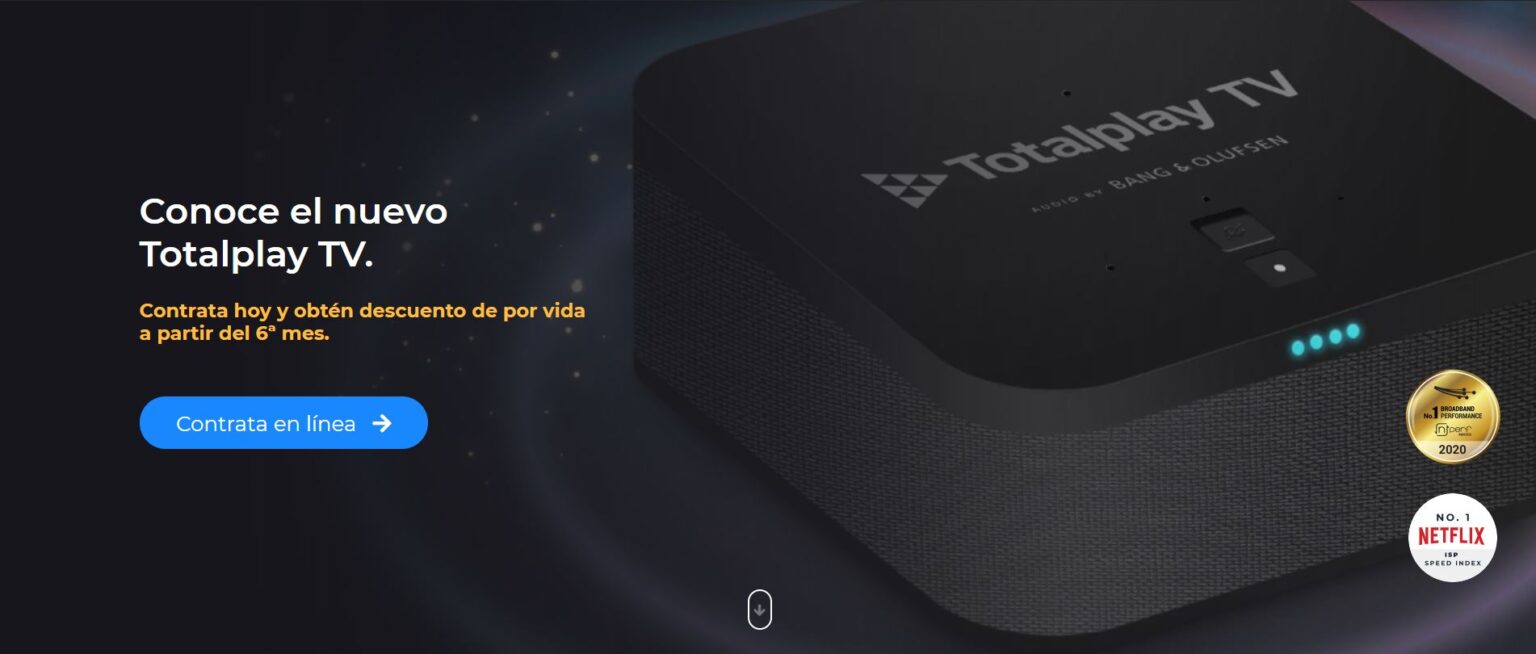 Totalplay TV Decodificador con 4K, HDR, Dolby Atmos y Alexa