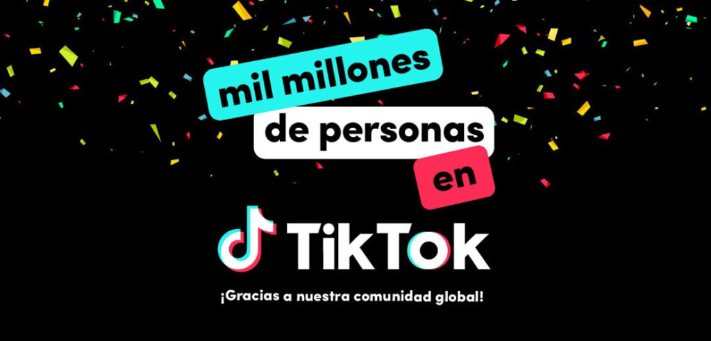TikTok mil millones de personas