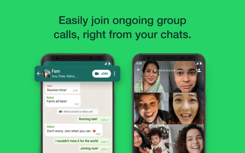 llamadas grupales whatsapp