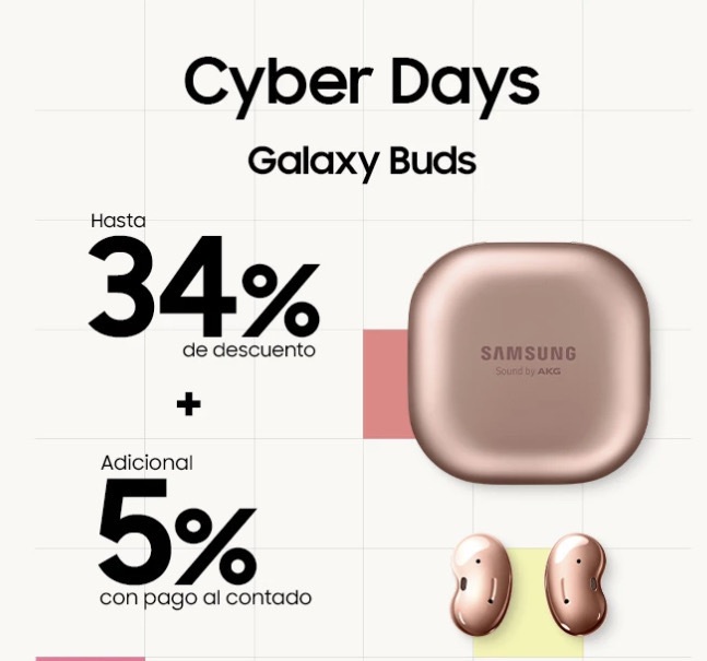 Samsung cyber days descuentos