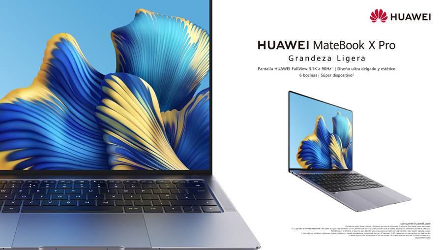 Huawei MateBook X gestos