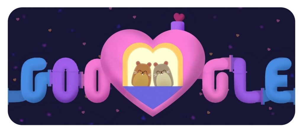 Google Doodle San Valentín 