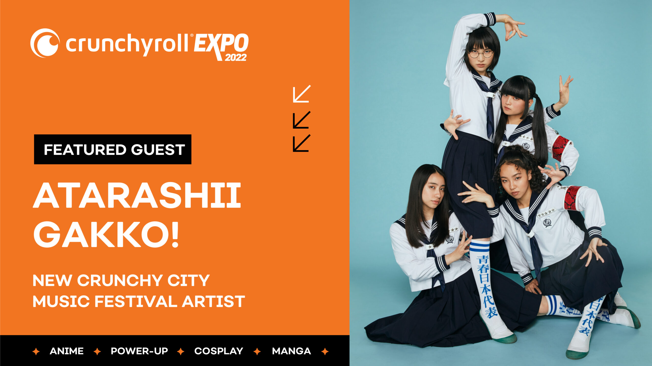 Atarashii Gakko! en la Crunchyroll expo