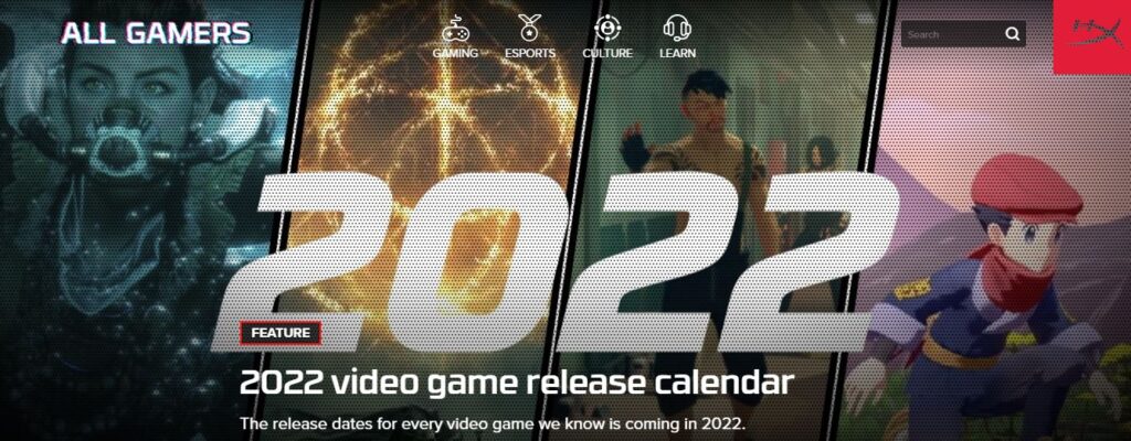 HyperX juegos 2022
