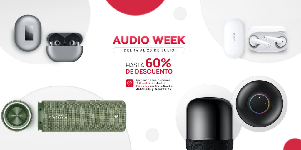 ofertas en la Huawei Audio Week