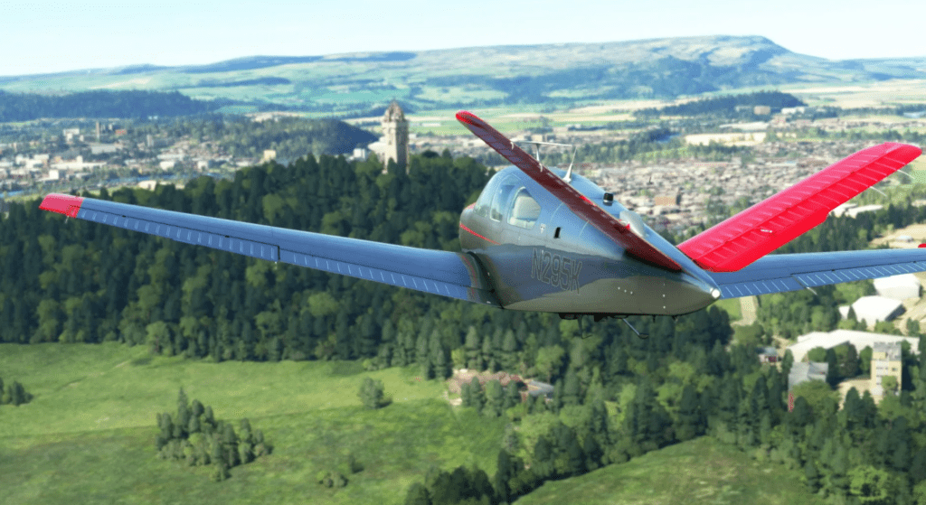 Beechcraft Bonanza v35 Flight