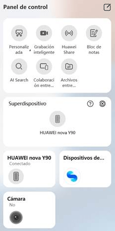 Huawei nova Y90 almacenamiento