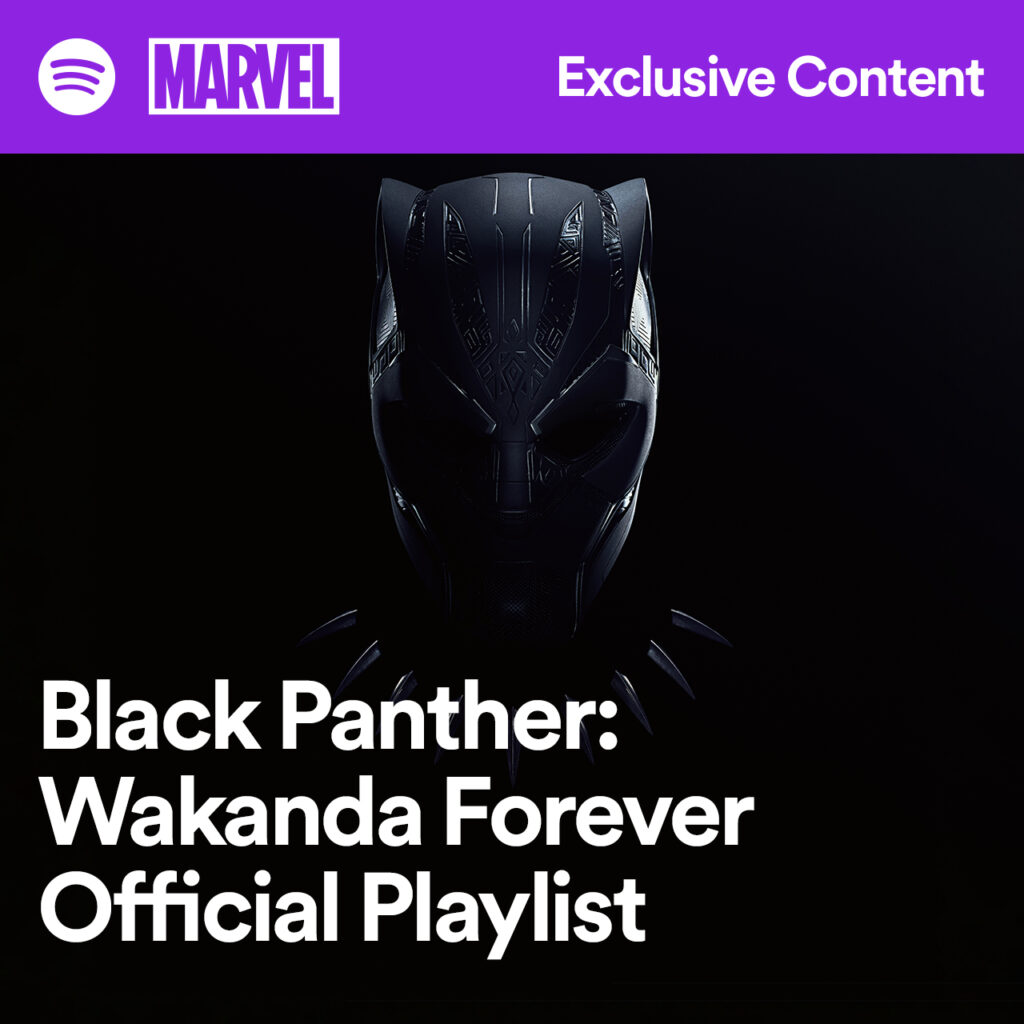 playlist Black Panther: Wakanda Forever  en Spotify