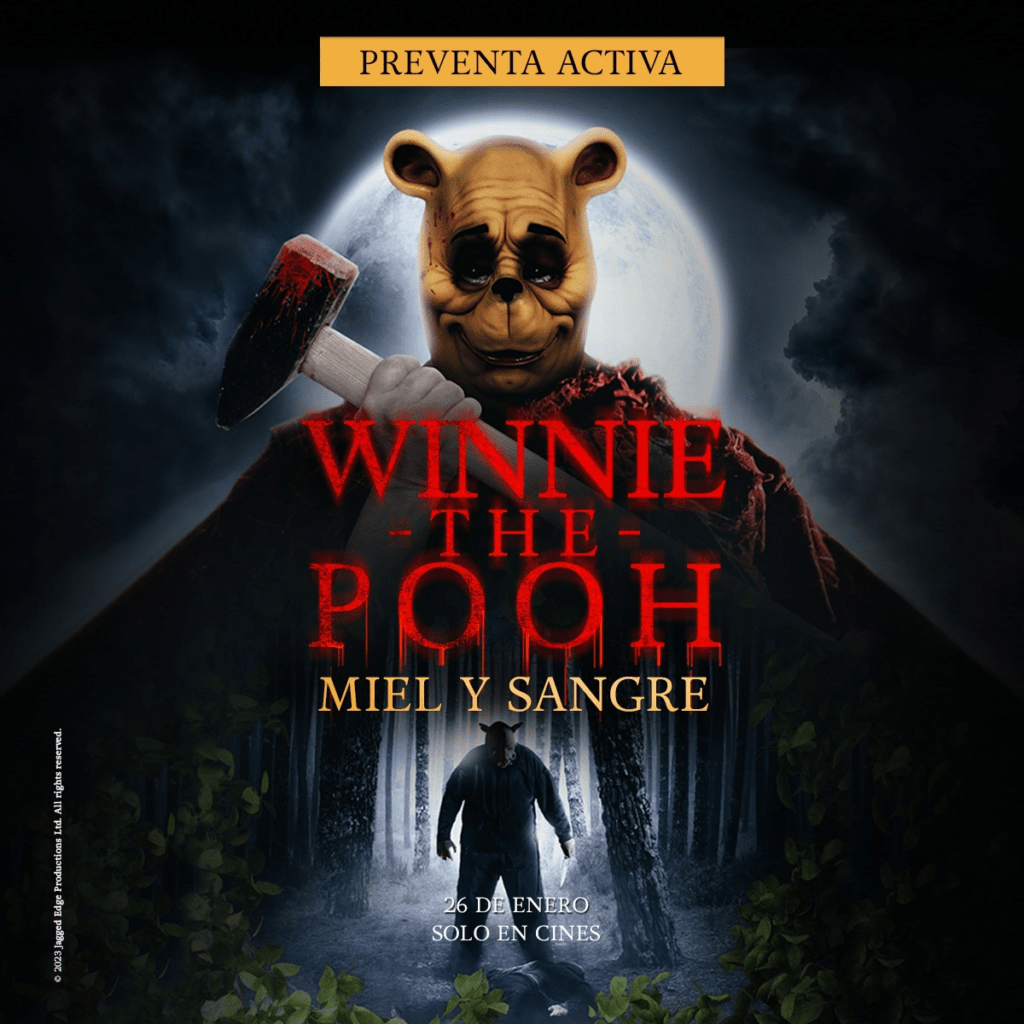 Winnie The Pooh Miel y Sangre preventa Cinépolis