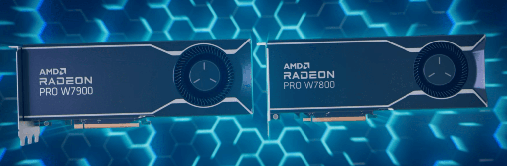 AMD Radeon Serie Pro W7000 W7900 W7800