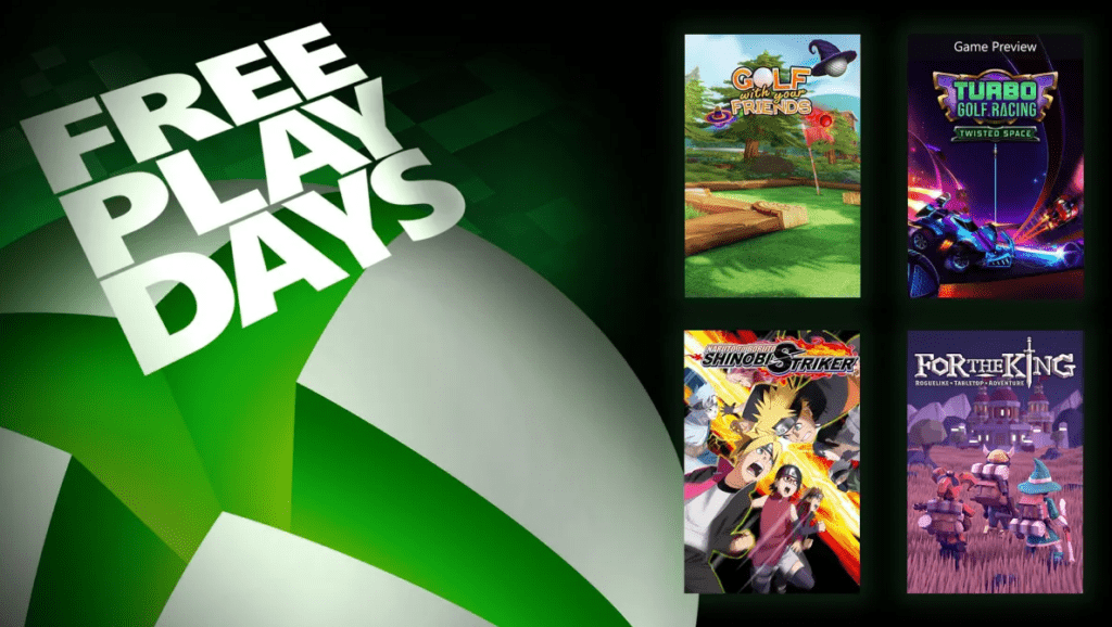 Días de juego gratis xbox