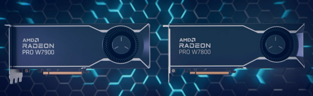 AMD Radeon Pro Serie W7000 W7800 W7900
