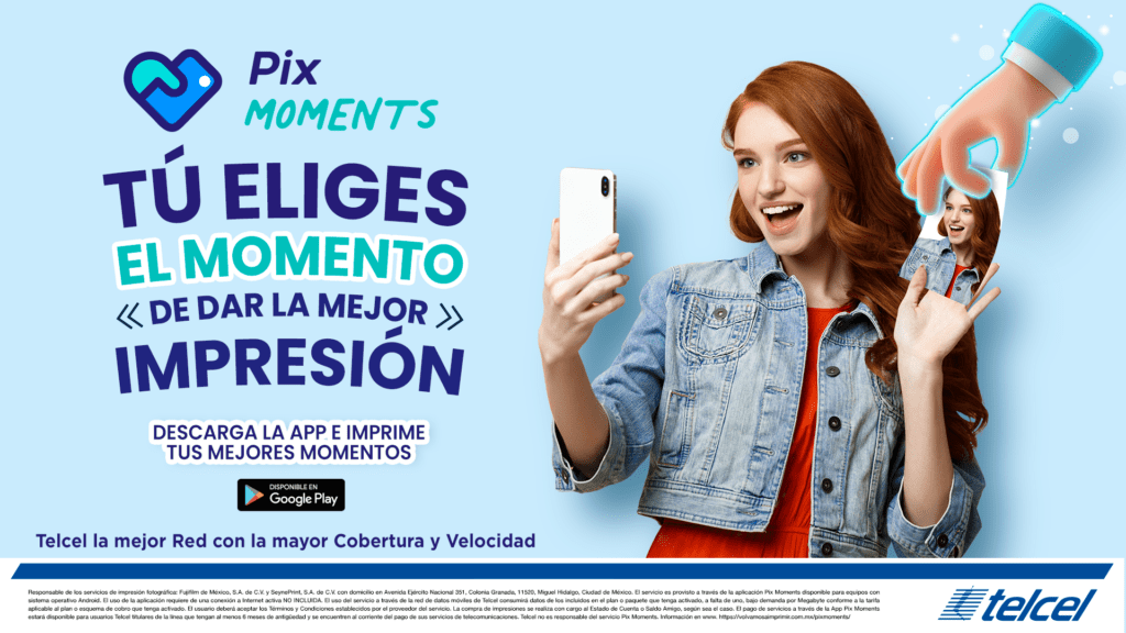 Pix Moments Fujifilm y Telcel