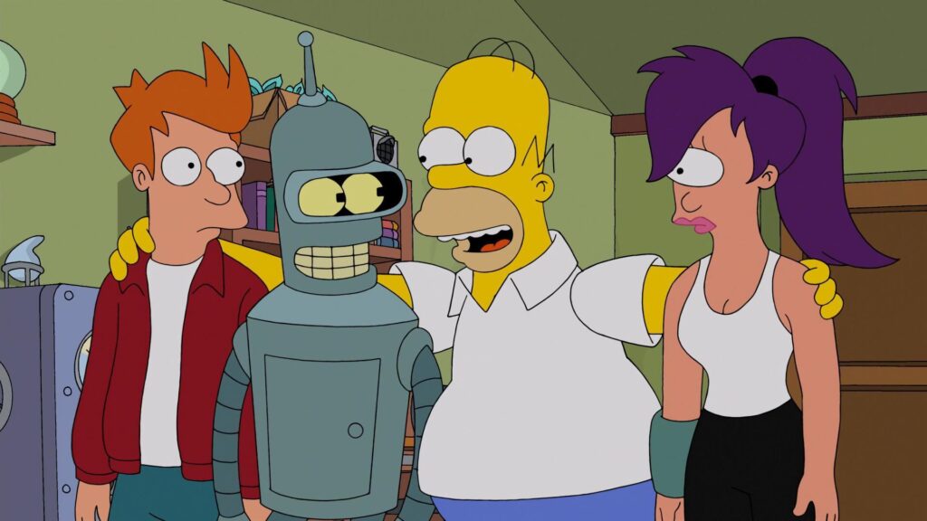 "Los Simpson" y "Futurama"
