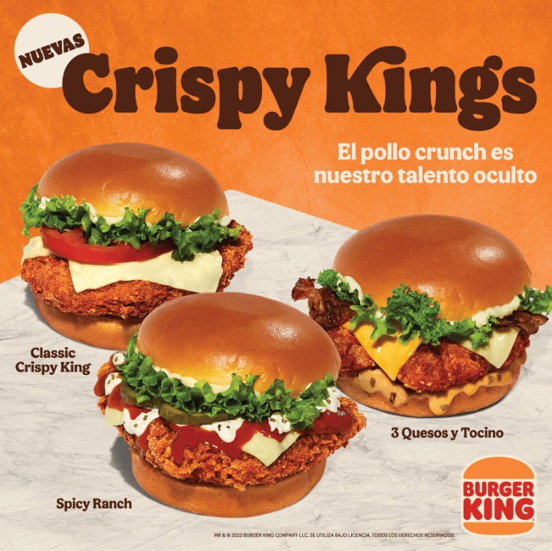 Burger king hamburguesas pollo
