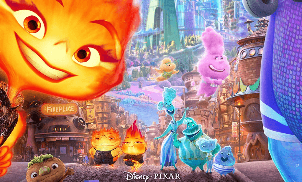 Elemental pixar Disney+ septiembre