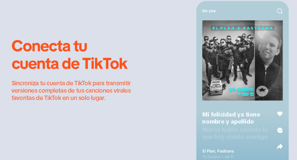 TikTok music llega México