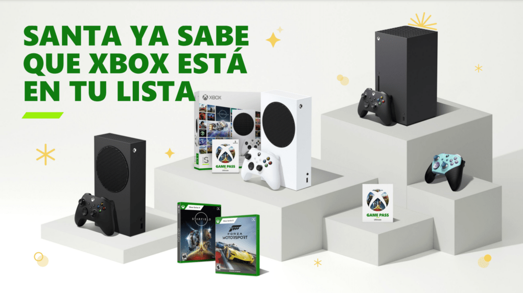 guía de regalos Xbox