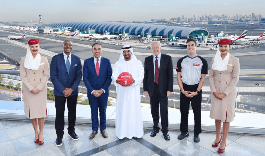 Emirates socio NBA