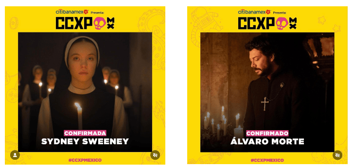 CCXP México 2024: Sydney Sweeney y Álvaro Morte también serán parte del festival