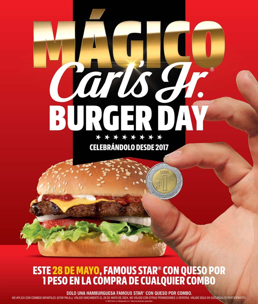 Carl´s Jr burger day