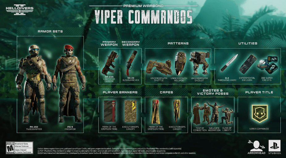 helldivers 2 viper commandos