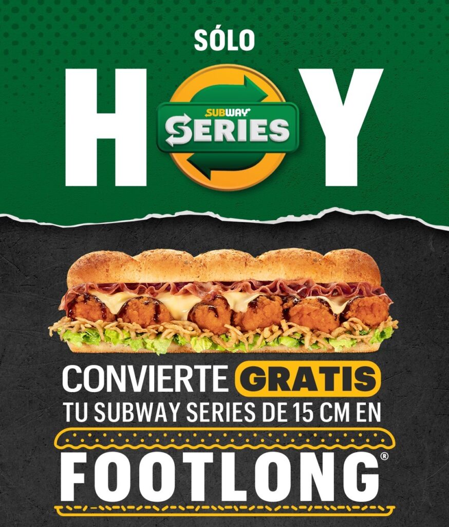 promociones especiales Subway