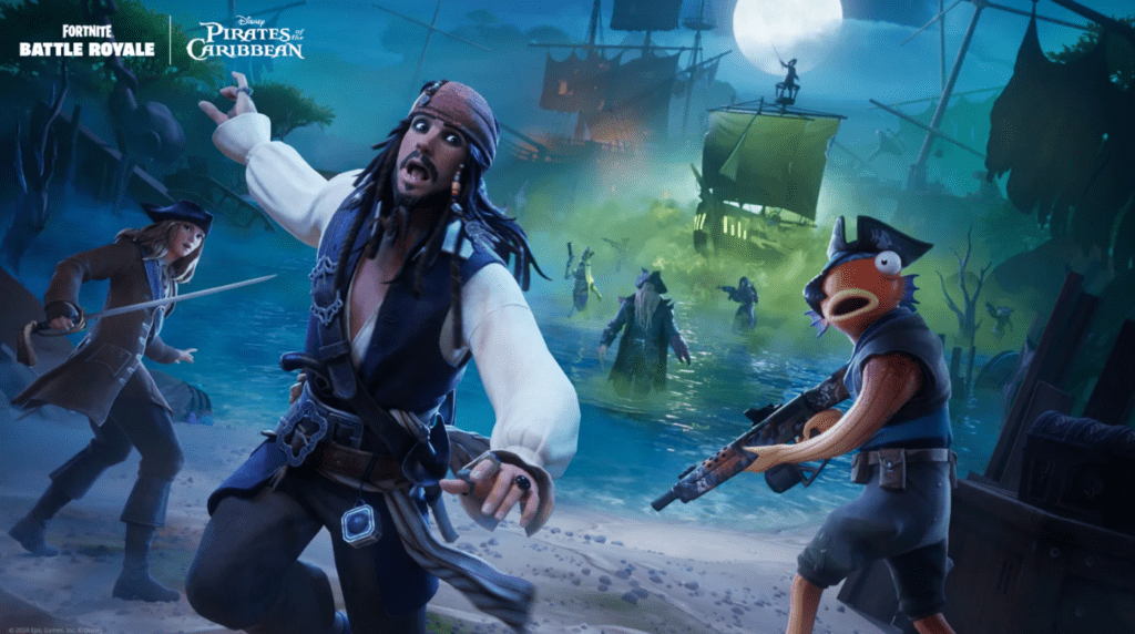 Los Piratas del Caribe en Fortnite