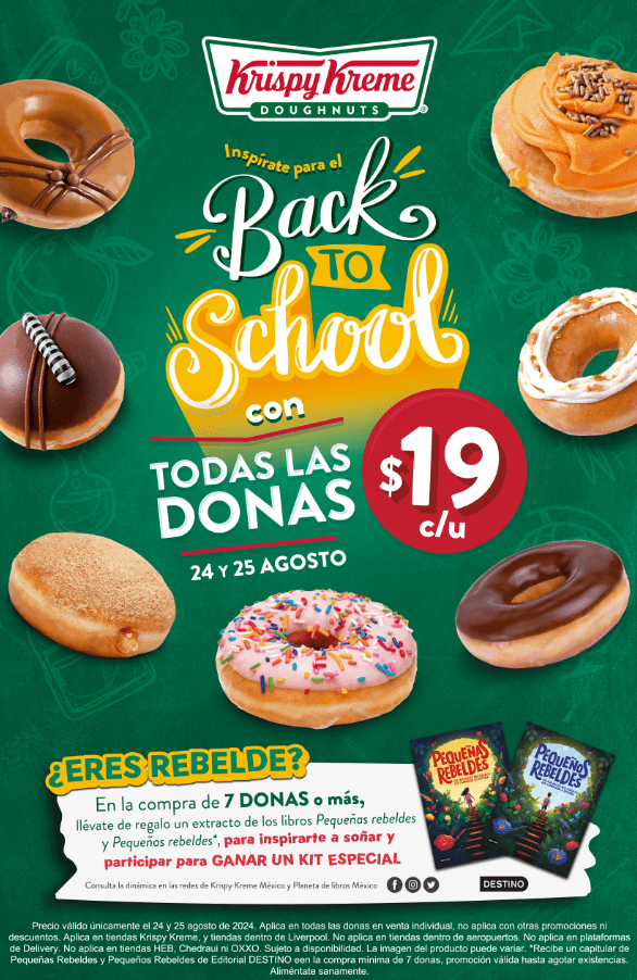 Krispy Kreme regreso a clases