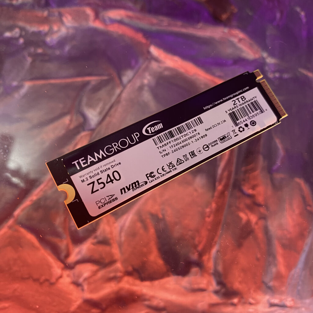 Teamgroup Z540 M.2 PCIe SSD 2TB 2