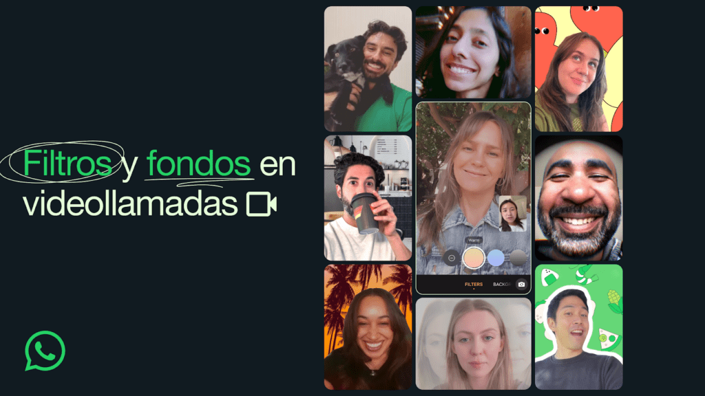videollamadas whatsapp filtros