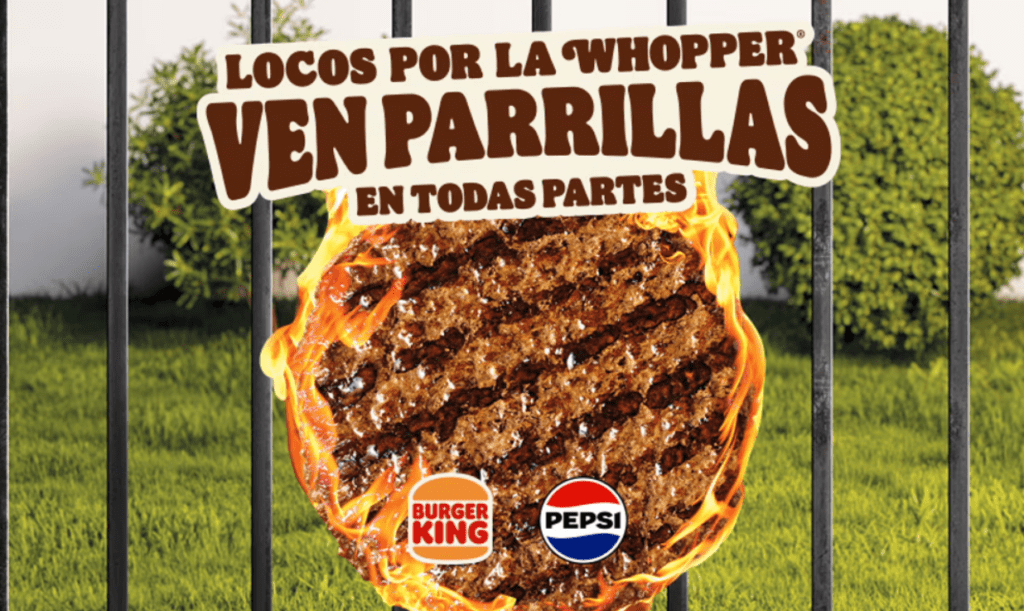 locos por la Whopper Burger King