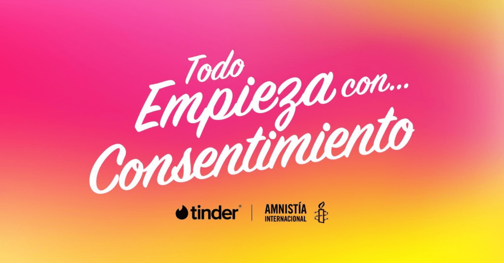 Todo empieza con el consentimiento Tinder