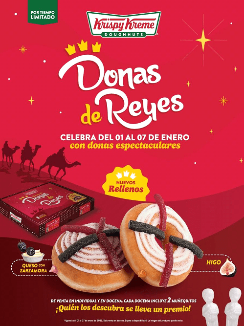 Donas de Reyes Krispy Kreme