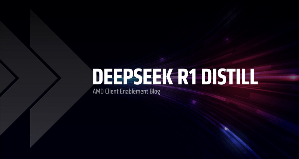 DeepSeek R1 en AMD