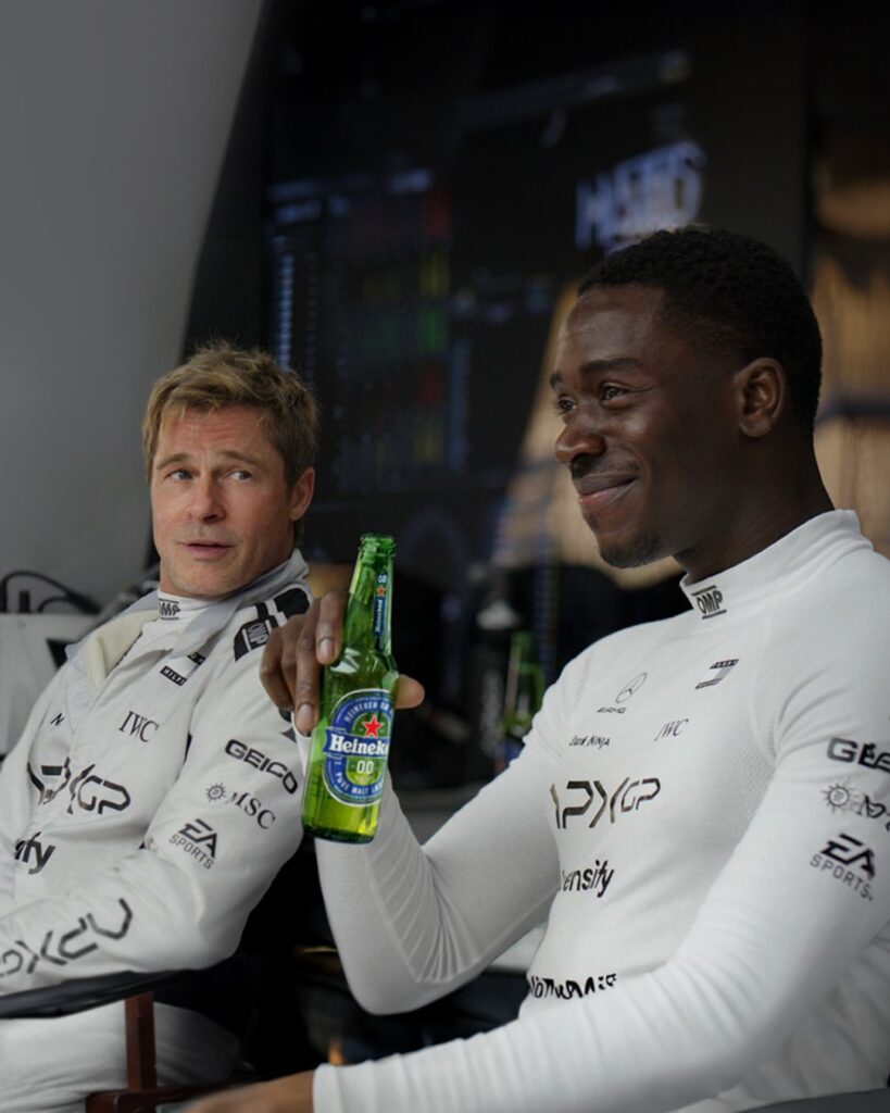 Brad Pitt y Damson Idris