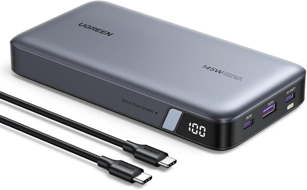 UGREEN 145W Power Bank 25000mAh - gadgets imprescindibles