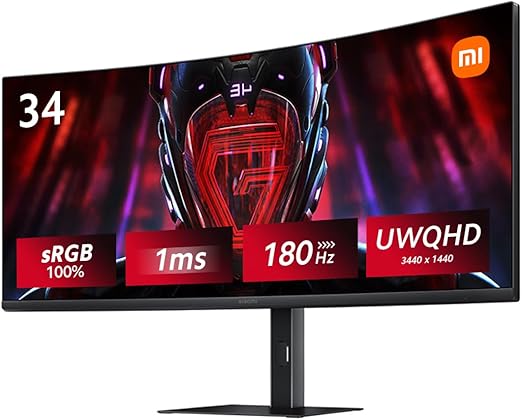Xiaomi Monitor Curvo G34WQi - aliados tech