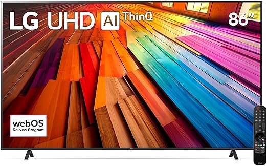 LG Pantalla UHD AI ThinQ 86 Pulgadas 4K - tecnología en amazon