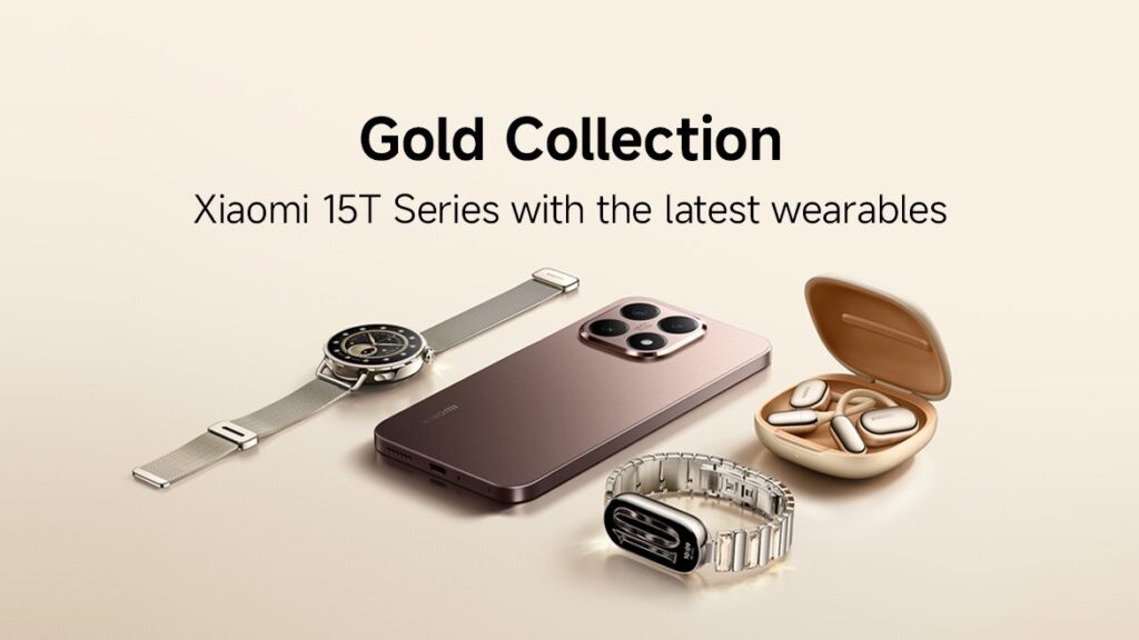 xiaomi 15t series - gold collection
