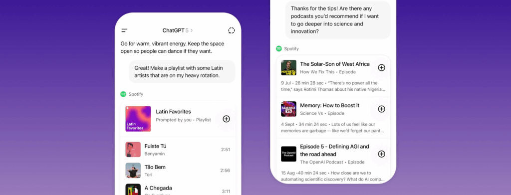 ChatGPT y Spotify