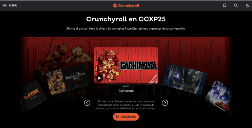 crunchyroll ccxp25