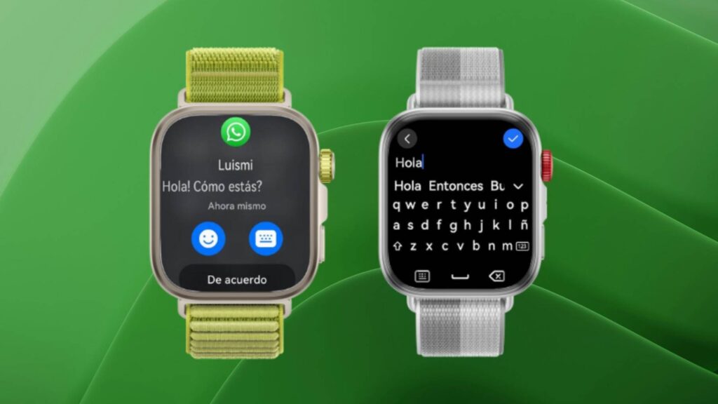 whatsapp smartwatch huawei