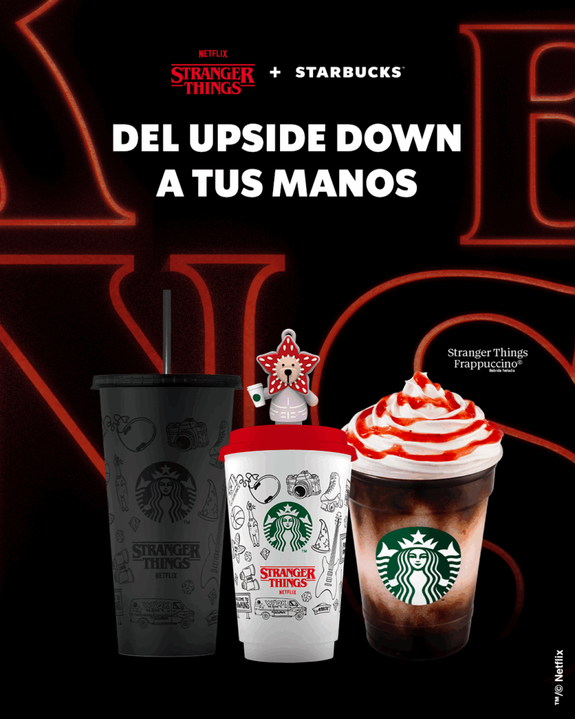 starbucks x stranger things